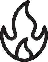 Fire hot icon symbol image vector. Illustration of the danger fire burn image design. EPS 10 vector