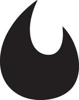 Fire hot icon symbol image vector. Illustration of the danger fire burn image design. EPS 10 vector