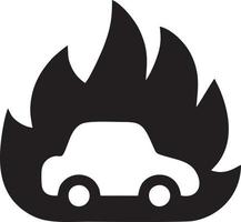 Fire hot icon symbol image vector. Illustration of the danger fire burn image design. EPS 10 vector