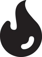 Fire hot icon symbol image vector. Illustration of the danger fire burn image design. EPS 10 vector