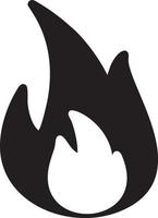 Fire hot icon symbol image vector. Illustration of the danger fire burn image design. EPS 10 vector