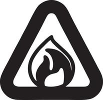 Fire hot icon symbol image vector. Illustration of the danger fire burn image design. EPS 10 vector