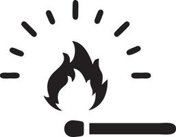 Fire hot icon symbol image vector. Illustration of the danger fire burn image design. EPS 10 vector