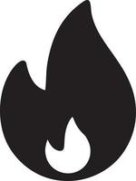 Fire hot icon symbol image vector. Illustration of the danger fire burn image design. EPS 10 vector