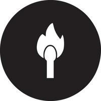 Fire hot icon symbol image vector. Illustration of the danger fire burn image design. EPS 10 vector