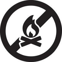 Fire hot icon symbol image vector. Illustration of the danger fire burn image design. EPS 10 vector