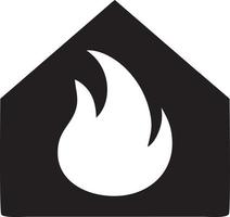 Fire hot icon symbol image vector. Illustration of the danger fire burn image design. EPS 10 vector