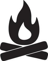 Fire hot icon symbol image vector. Illustration of the danger fire burn image design. EPS 10 vector