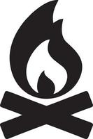 Fire hot icon symbol image vector. Illustration of the danger fire burn image design. EPS 10 vector