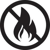 Fire hot icon symbol image vector. Illustration of the danger fire burn image design. EPS 10 vector