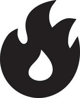 Fire hot icon symbol image vector. Illustration of the danger fire burn image design. EPS 10 vector