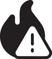 Fire hot icon symbol image vector. Illustration of the danger fire burn image design. EPS 10 vector