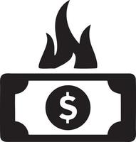 Fire hot icon symbol image vector. Illustration of the danger fire burn image design. EPS 10 vector