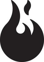 Fire hot icon symbol image vector. Illustration of the danger fire burn image design. EPS 10 vector