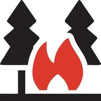 Fire hot icon symbol image vector. Illustration of the danger fire burn image design. EPS 10 vector