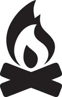 Fire hot icon symbol image vector. Illustration of the danger fire burn image design. EPS 10 vector