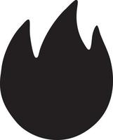 Fire hot icon symbol image vector. Illustration of the danger fire burn image design. EPS 10 vector