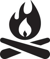 Fire hot icon symbol image vector. Illustration of the danger fire burn image design. EPS 10 vector