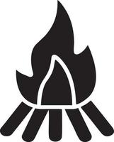 Fire hot icon symbol image vector. Illustration of the danger fire burn image design. EPS 10 vector