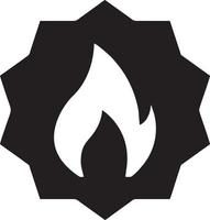 Fire hot icon symbol image vector. Illustration of the danger fire burn image design. EPS 10 vector