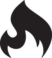 Fire hot icon symbol image vector. Illustration of the danger fire burn image design. EPS 10 vector