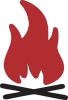 Fire hot icon symbol image vector. Illustration of the danger fire burn image design. EPS 10 vector