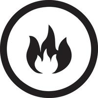 Fire hot icon symbol image vector. Illustration of the danger fire burn image design. EPS 10 vector