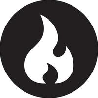 Fire hot icon symbol image vector. Illustration of the danger fire burn image design. EPS 10 vector