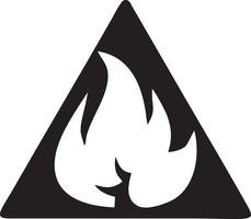 Fire hot icon symbol image vector. Illustration of the danger fire burn image design. EPS 10 vector