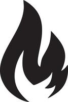 Fire hot icon symbol image vector. Illustration of the danger fire burn image design. EPS 10 vector