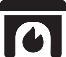 Fire hot icon symbol image vector. Illustration of the danger fire burn image design. EPS 10 vector