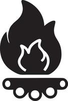 Fire hot icon symbol image vector. Illustration of the danger fire burn image design. EPS 10 vector