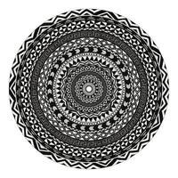 Vector beautiful deco monochrome mandala.