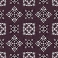 Vector damask seamless pattern background.
