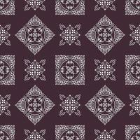 Vector damask seamless pattern background.