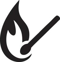 Fire hot icon symbol image vector. Illustration of the danger fire burn image design. EPS 10 vector