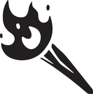 Fire hot icon symbol image vector. Illustration of the danger fire burn image design. EPS 10