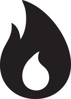 Fire hot icon symbol image vector. Illustration of the danger fire burn image design. EPS 10 vector