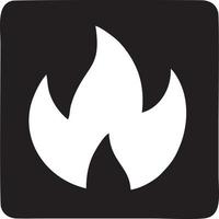 Fire hot icon symbol image vector. Illustration of the danger fire burn image design. EPS 10 vector