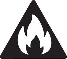 Fire hot icon symbol image vector. Illustration of the danger fire burn image design. EPS 10 vector