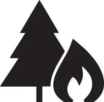 Fire hot icon symbol image vector. Illustration of the danger fire burn image design. EPS 10 vector