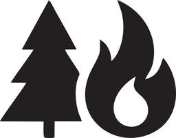 Fire hot icon symbol image vector. Illustration of the danger fire burn image design. EPS 10 vector