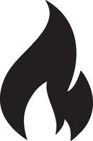 Fire hot icon symbol image vector. Illustration of the danger fire burn image design. EPS 10 vector