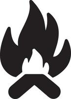 Fire hot icon symbol image vector. Illustration of the danger fire burn image design. EPS 10 vector