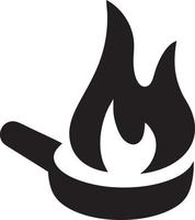 Fire hot icon symbol image vector. Illustration of the danger fire burn image design. EPS 10 vector