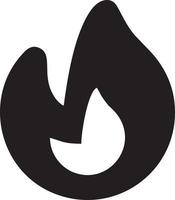 Fire hot icon symbol image vector. Illustration of the danger fire burn image design. EPS 10 vector