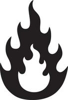 Fire hot icon symbol image vector. Illustration of the danger fire burn image design. EPS 10 vector