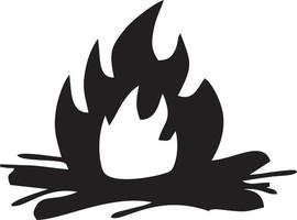 Fire hot icon symbol image vector. Illustration of the danger fire burn image design. EPS 10 vector