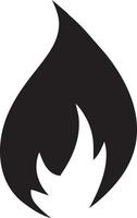 Fire hot icon symbol image vector. Illustration of the danger fire burn image design. EPS 10 vector