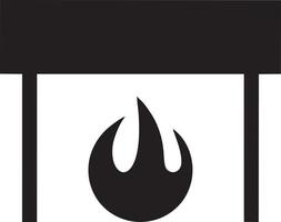 Fire hot icon symbol image vector. Illustration of the danger fire burn image design. EPS 10 vector